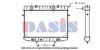 AKS DASIS 0607201 Radiator, engine cooling
